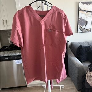 Rose V-Neck Scrub Set